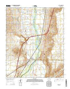Isleta New Mexico Historical topographic map, 1:24000 scale, 7.5 X 7.5 Minute, Year 2013
