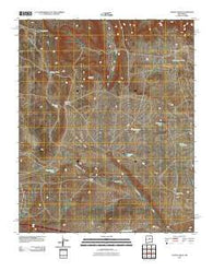 Jacinto Mesa New Mexico Historical topographic map, 1:24000 scale, 7.5 X 7.5 Minute, Year 2010