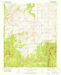 Jacob Spring New Mexico Historical topographic map, 1:24000 scale, 7.5 X 7.5 Minute, Year 1973