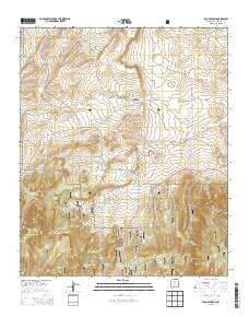 Jacob Spring New Mexico Current topographic map, 1:24000 scale, 7.5 X 7.5 Minute, Year 2013