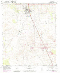 Jal New Mexico Historical topographic map, 1:24000 scale, 7.5 X 7.5 Minute, Year 1969