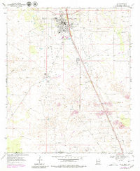 Jal New Mexico Historical topographic map, 1:24000 scale, 7.5 X 7.5 Minute, Year 1969
