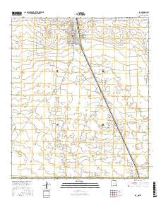 Jal New Mexico Current topographic map, 1:24000 scale, 7.5 X 7.5 Minute, Year 2017