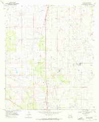Jal NW New Mexico Historical topographic map, 1:24000 scale, 7.5 X 7.5 Minute, Year 1969