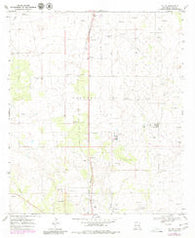Jal NW New Mexico Historical topographic map, 1:24000 scale, 7.5 X 7.5 Minute, Year 1969