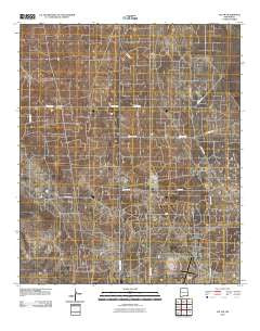 Jal NW New Mexico Historical topographic map, 1:24000 scale, 7.5 X 7.5 Minute, Year 2010