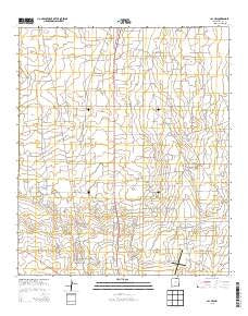 Jal NW New Mexico Historical topographic map, 1:24000 scale, 7.5 X 7.5 Minute, Year 2013