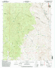 Jaralosa Mountain New Mexico Historical topographic map, 1:24000 scale, 7.5 X 7.5 Minute, Year 1995