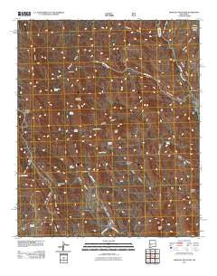 Jaralosa Mountain New Mexico Historical topographic map, 1:24000 scale, 7.5 X 7.5 Minute, Year 2011