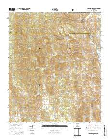 Jaralosa Mountain New Mexico Historical topographic map, 1:24000 scale, 7.5 X 7.5 Minute, Year 2013