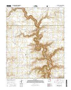 Jaritas Ranch New Mexico Current topographic map, 1:24000 scale, 7.5 X 7.5 Minute, Year 2017