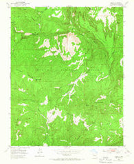 Jarosa New Mexico Historical topographic map, 1:24000 scale, 7.5 X 7.5 Minute, Year 1953