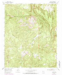 Jarosa New Mexico Historical topographic map, 1:24000 scale, 7.5 X 7.5 Minute, Year 1953