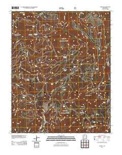 Jarosa New Mexico Historical topographic map, 1:24000 scale, 7.5 X 7.5 Minute, Year 2011