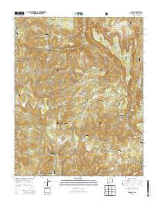 Jarosa New Mexico Historical topographic map, 1:24000 scale, 7.5 X 7.5 Minute, Year 2013