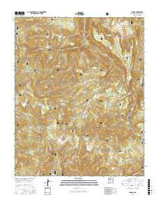 Jarosa New Mexico Current topographic map, 1:24000 scale, 7.5 X 7.5 Minute, Year 2017