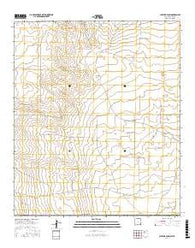 Javelina Basin New Mexico Current topographic map, 1:24000 scale, 7.5 X 7.5 Minute, Year 2017
