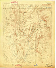 Jemes New Mexico Historical topographic map, 1:125000 scale, 30 X 30 Minute, Year 1892