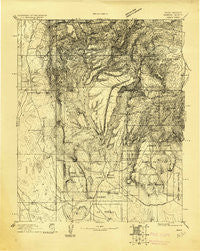 Jemez New Mexico Historical topographic map, 1:125000 scale, 30 X 30 Minute, Year 1892