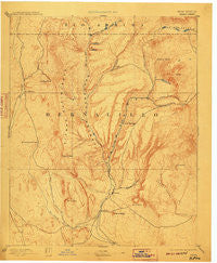 Jemez New Mexico Historical topographic map, 1:125000 scale, 30 X 30 Minute, Year 1892