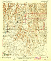 Jemez New Mexico Historical topographic map, 1:62500 scale, 15 X 15 Minute, Year 1943
