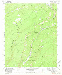 Jemez Springs New Mexico Historical topographic map, 1:24000 scale, 7.5 X 7.5 Minute, Year 1970