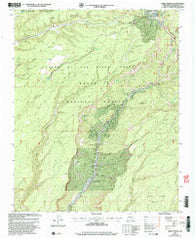 Jemez Springs New Mexico Historical topographic map, 1:24000 scale, 7.5 X 7.5 Minute, Year 2002