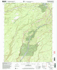 Jemez Springs New Mexico Historical topographic map, 1:24000 scale, 7.5 X 7.5 Minute, Year 2002