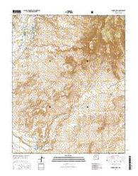 Jemez Pueblo New Mexico Current topographic map, 1:24000 scale, 7.5 X 7.5 Minute, Year 2017