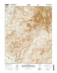 Jemez Pueblo New Mexico Current topographic map, 1:24000 scale, 7.5 X 7.5 Minute, Year 2017