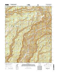 Jemez Springs New Mexico Historical topographic map, 1:24000 scale, 7.5 X 7.5 Minute, Year 2013