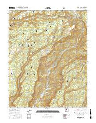 Jemez Springs New Mexico Current topographic map, 1:24000 scale, 7.5 X 7.5 Minute, Year 2017