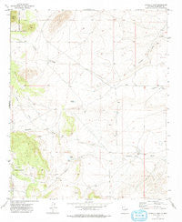 Jicarilla Peak New Mexico Historical topographic map, 1:24000 scale, 7.5 X 7.5 Minute, Year 1973