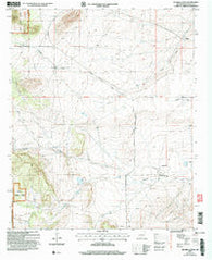 Jicarilla Peak New Mexico Historical topographic map, 1:24000 scale, 7.5 X 7.5 Minute, Year 2004