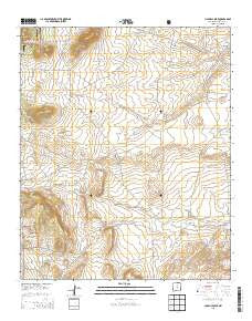 Jicarilla Peak New Mexico Current topographic map, 1:24000 scale, 7.5 X 7.5 Minute, Year 2013