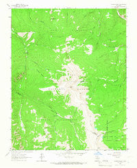 Jicarita Peak New Mexico Historical topographic map, 1:24000 scale, 7.5 X 7.5 Minute, Year 1964