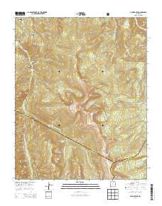 Jicarita Peak New Mexico Historical topographic map, 1:24000 scale, 7.5 X 7.5 Minute, Year 2013