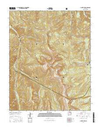 Jicarita Peak New Mexico Current topographic map, 1:24000 scale, 7.5 X 7.5 Minute, Year 2017