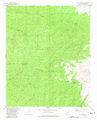 John Kerr Peak New Mexico Historical topographic map, 1:24000 scale, 7.5 X 7.5 Minute, Year 1981