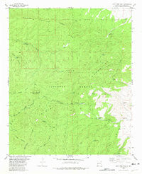 John Kerr Peak New Mexico Historical topographic map, 1:24000 scale, 7.5 X 7.5 Minute, Year 1981