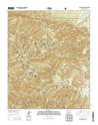 John Kerr Peak New Mexico Historical topographic map, 1:24000 scale, 7.5 X 7.5 Minute, Year 2013