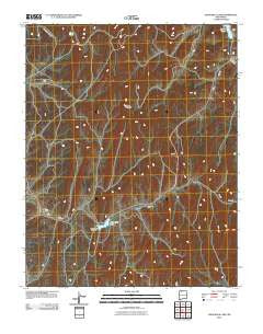 John Mills Lake New Mexico Historical topographic map, 1:24000 scale, 7.5 X 7.5 Minute, Year 2010