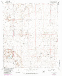 Johnson Ranch New Mexico Historical topographic map, 1:24000 scale, 7.5 X 7.5 Minute, Year 1970