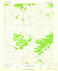 Johnson Trading Post New Mexico Historical topographic map, 1:24000 scale, 7.5 X 7.5 Minute, Year 1961