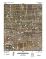 Johnson Ranch New Mexico Historical topographic map, 1:24000 scale, 7.5 X 7.5 Minute, Year 2010