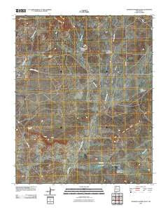 Johnson Trading Post New Mexico Historical topographic map, 1:24000 scale, 7.5 X 7.5 Minute, Year 2010