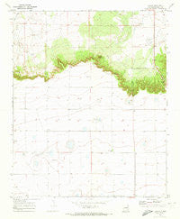Jordan New Mexico Historical topographic map, 1:24000 scale, 7.5 X 7.5 Minute, Year 1970