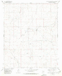 Juan Largo Canyon West New Mexico Historical topographic map, 1:24000 scale, 7.5 X 7.5 Minute, Year 1981