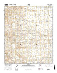 Juan Lake New Mexico Current topographic map, 1:24000 scale, 7.5 X 7.5 Minute, Year 2017