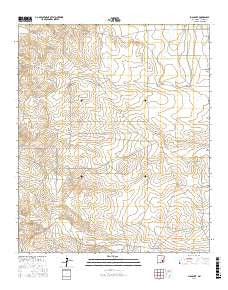 Juan Lake New Mexico Current topographic map, 1:24000 scale, 7.5 X 7.5 Minute, Year 2017